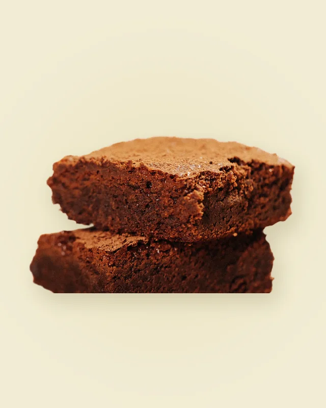 Brownies empilhados